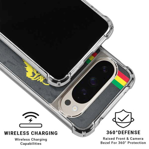 Vertical Banner - Lion of Judah Pixel 9/9 Pro Clear Case